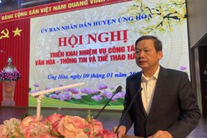 Huyện Ứng Hoà triển khai nhiệm vụ công tác Văn hóa – Thông tin và Thể thao năm 2025