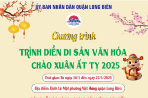 Quận Long Biên tổ chức nhiều hoạt động văn hóa, nghệ thuật chào Xuân Ất Tỵ 2025