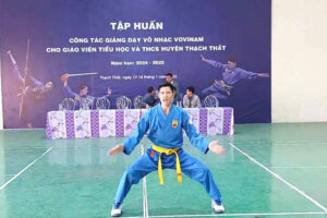 Tập huấn công tác giảng dạy võ nhạc Vovinam cho giáo viên Tiểu học và THCS huyện Thạch Thất