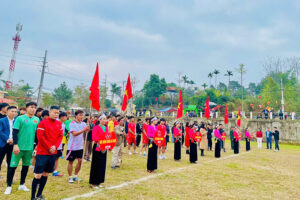 Ba Vì: Nhiều địa phương tổ chức khai mạc Đại hội Thể dục Thể thao