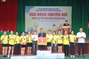 Giải Bóng chuyền hơi trung, cao tuổi huyện Phú Xuyên
