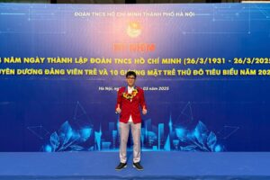 Kỳ thủ Lê Tuấn Minh – gương mặt trẻ Thủ đô tiêu biểu năm 2024