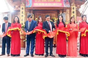Lễ hội truyền thống và khánh thành Thượng cung đình làng Đồng Lệ (Hợp Đồng, Chương Mỹ)