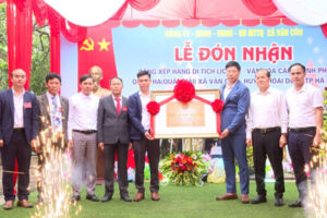 Xã Vân Côn, huyện Hoài Đức tổ chức lễ đón nhận Bằng xếp hạng di tích lịch sử – văn hoá cấp thành phố quán Hạ, thôn Phương Quan