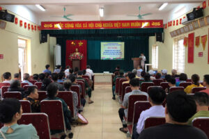 Hội nghị tuyên truyền ứng xử văn minh du lịch xã Vân Hà