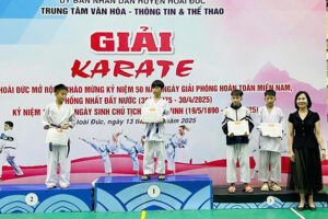 Huyện Hoài Đức tổ chức giải Karate mở rộng năm 2025