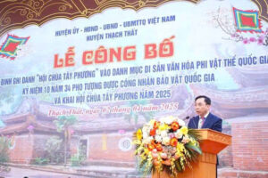 Ghi danh “Hội chùa Tây Phương” vào danh mục Di sản văn hóa phi vật thể quốc gia