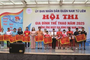 Hội thi Gia đình thể thao quận Nam Từ Liêm năm 2025