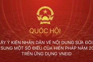 Sở Văn hóa và Thể thao tổ chức lấy ý kiến dự thảo sửa đổi, bổ sung một số điều của Hiến pháp 2013 qua ứng dụng VNeID