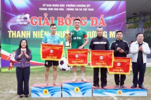 Phường Chương Mỹ tổ chức thành công Giải bóng đá Thanh niên lần thứ I