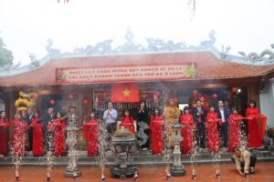 Khánh thành công trình tu bổ, tôn tạo đền thờ Bà Ả Lanh