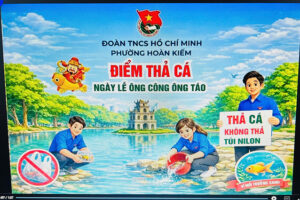 Thả cá không thả túi nilon – Nét đẹp văn minh của người Hà Nội