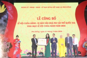 Lễ hội chùa Nành xã Phù Đổng được công nhận là Di sản văn hóa phi vật thể quốc gia 