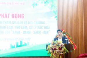 Xã Hòa Phú quan tâm bảo vệ môi trường, thi đua xây dựng địa bàn “Sáng – Xanh – Sạch – Đẹp”