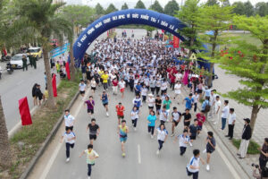Xã An Khánh: Hơn 1.200 vận động viên tham gia Ngày chạy Olympic vì sức khỏe toàn dân 