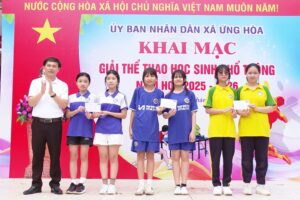 Xã Ứng Hòa tổ chức thành công Giải thể thao học sinh năm học 2025-2026