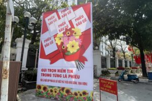 Phường Bạch Mai đẩy mạnh công tác tuyên truyền cho Ngày hội bầu cử