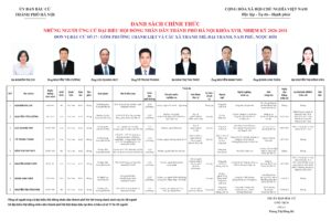 Những người ứng cử đại biểu HĐND thành phố Hà Nội nhiệm kỳ 2026-2031: Đơn vị bầu cử số 17
