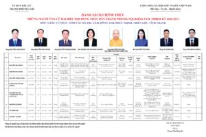 Những người ứng cử đại biểu HĐND TP Hà Nội nhiệm kỳ 2026-2031: Đơn vị bầu cử số 29
