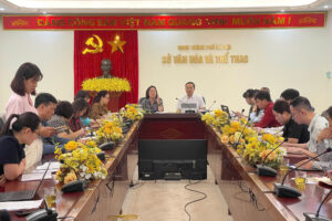 Đoàn khảo sát về Dự án Luật sửa đổi, bổ sung một số điều của Luật Xuất bản làm việc tại Hà Nội