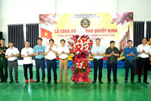 Xã Dương Hòa thành lập Câu lạc bộ Vật Quế Dương