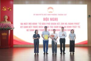 Phường Thượng Cát ra mắt mô hình “Tổ dân phố đoàn kết, ấm no, hạnh phúc”, xây dựng đô thị văn minh