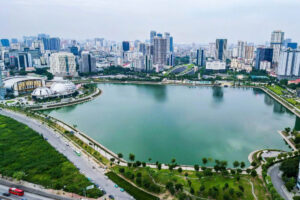 Phường Cầu Giấy gắn biển Công viên An Hòa và phố Nguyễn Hữu An