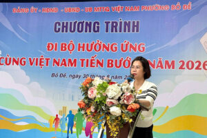Phường Bồ Đề sôi nổi hưởng ứng chương trình “Cùng Việt Nam tiến bước” năm 2026
