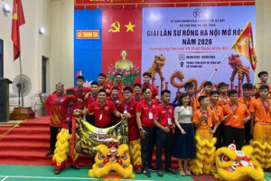 Xã Sơn Đồng giành Huy chương Bạc tại Giải lân sư rồng Hà Nội mở rộng năm 2026