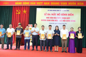 Xã Dương Hoà ra mắt mô hình điểm Nhà văn hóa thôn Minh Hiệp “Không gian văn hóa – Kết nối cộng đồng”