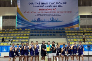 Sôi nổi Giải bóng rổ hè thành phố Hà Nội năm 2026