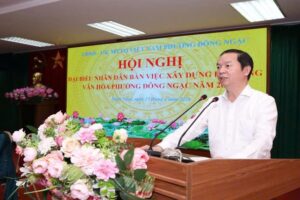 Phường Đông Ngạc tổ chức Hội nghị đại biểu Nhân dân bàn việc xây dựng đời sống văn hóa năm 2026