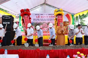 Xã Hòa Xá khởi công tu bổ, tôn tạo di tích đền Thái Bình