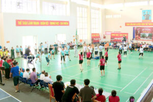 Thư Lâm khai mạc Giải bóng chuyền hơi Người cao tuổi năm 2026