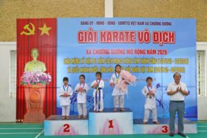 Xã Chương Dương:  Tổ chức thành công Giải Karate vô địch năm 2026