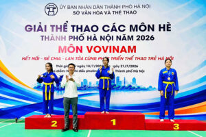 211 vận động viên Vivonam tranh tài tại Giải thi đấu các môn thể thao hè thành phố Hà Nội năm 2026
