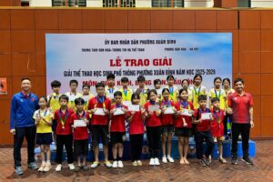 Sôi nổi Giải thể thao học sinh phường Xuân Đỉnh 2026