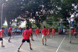 Sôi nổi Giải bóng chuyền hơi nam, nữ xã Ba Vì năm 2026